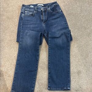 Mavi Dark Blue Straight Leg Women's Jeans